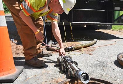 robot for remote pipe inspection