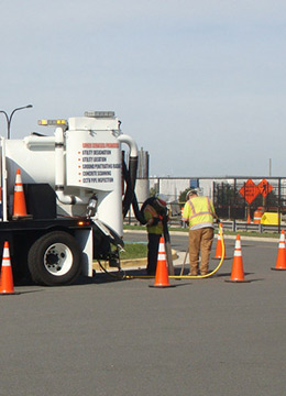 Operator Drilling for Subsurface Utility Location